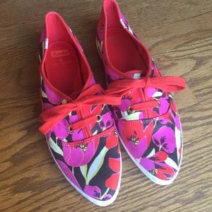 Kate Spade X Keds Floral Pointer Sneaker LIKE NEW